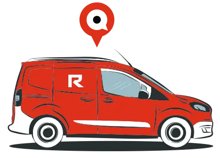 Auto Parts Delivery Car