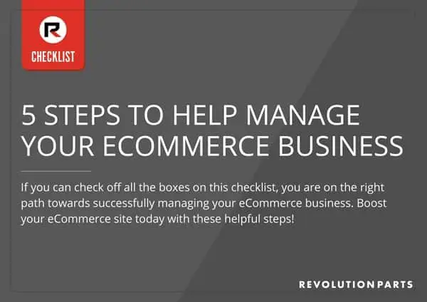 5 Steps to Help Manage Your eCommerce Business