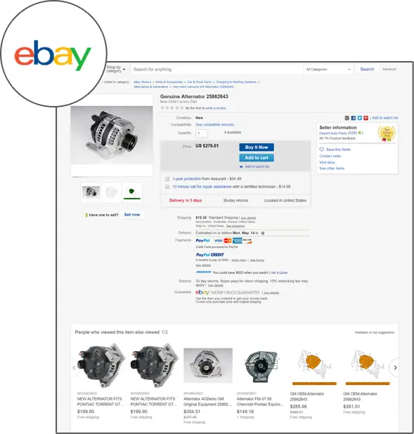 Ebay Auto Parts