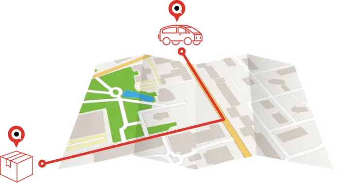 Auto Parts Delivery Map