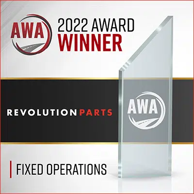 RevolutionParts Wins 2022 AWA Award for Fixed Ops - RevolutionParts - Sell  Parts and Accessories